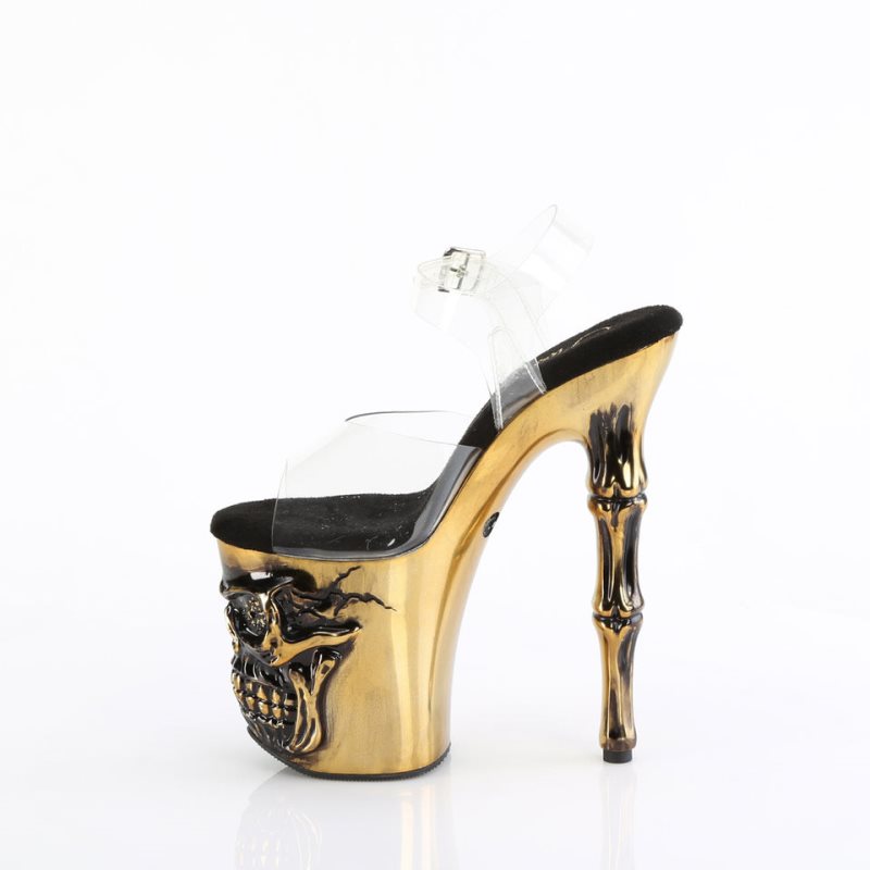 Pleaser Rapture-808-LT Hakken Dames Goud | BELGIE BEBNJWSR