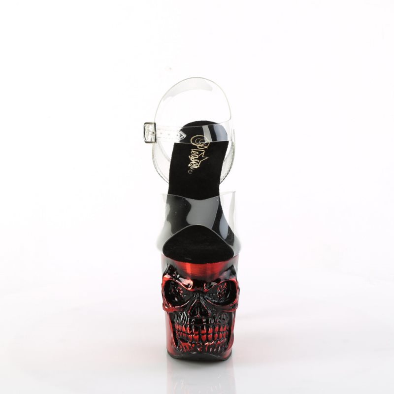 Pleaser Rapture-808-LT Hakken Dames Rood | BELGIE BEFUARPJ