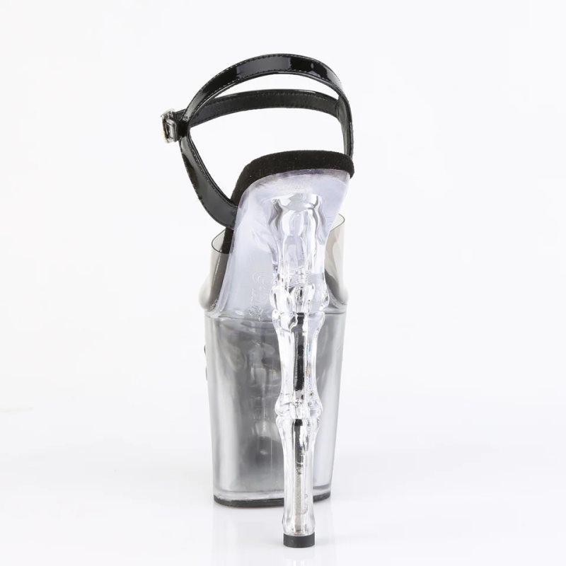 Pleaser Rapture-808T-1 Hakken Dames Zwart | BELGIE BESZLYND