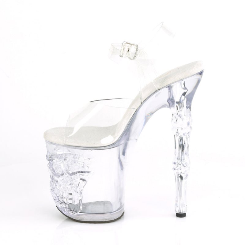 Pleaser Rapture-808 Hakken Dames Clear | BELGIE BEPXVZFJ