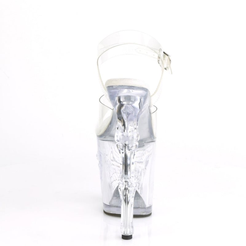 Pleaser Rapture-808 Hakken Dames Clear | BELGIE BEPXVZFJ