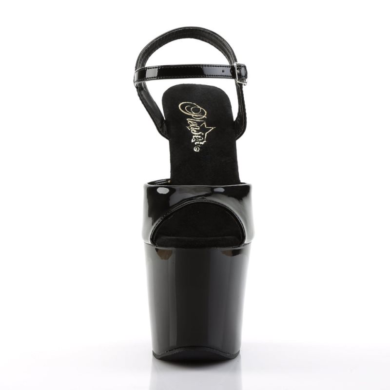 Pleaser Revolver-709 Hakken Dames Zwart | BELGIE BERYNVEO