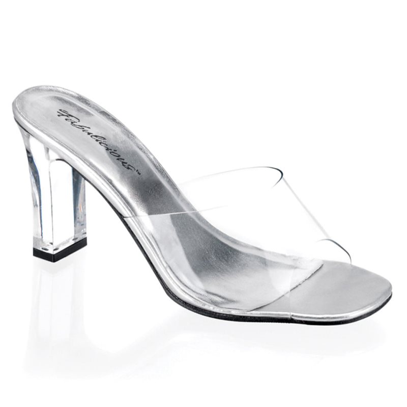 Pleaser Romance-301 Badslippers Dames Clear | BELGIE BEBLZEOG