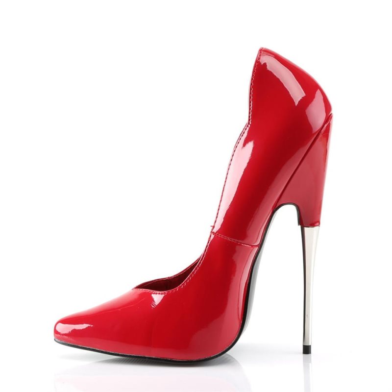 Pleaser Scream-01 Hakken Dames Rood | BELGIE BESWQBON