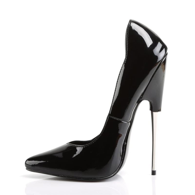 Pleaser Scream-01 Hakken Dames Zwart | BELGIE BEANXKTI