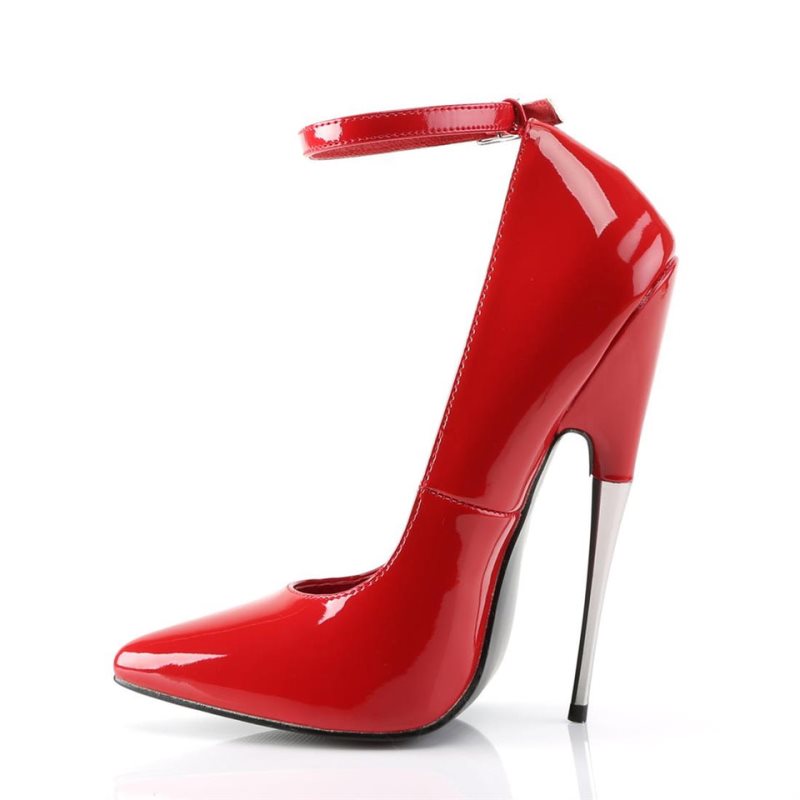 Pleaser Scream-12 Hakken Dames Rood | BELGIE BEZDHWUO