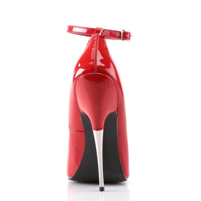 Pleaser Scream-12 Hakken Dames Rood | BELGIE BEZDHWUO