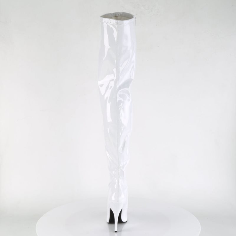 Pleaser Seduce-3000 Hoge Hakken Dames Wit | BELGIE BEKYLJOF