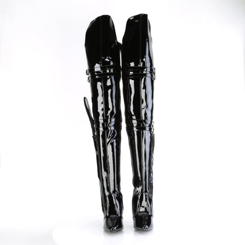 Pleaser Seduce-3080 Hoge Hakken Dames Zwart | BELGIE BEBCEAHS