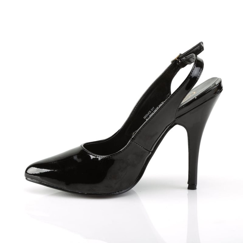 Pleaser Seduce-317 Hakken Dames Zwart | BELGIE BELWYAKG