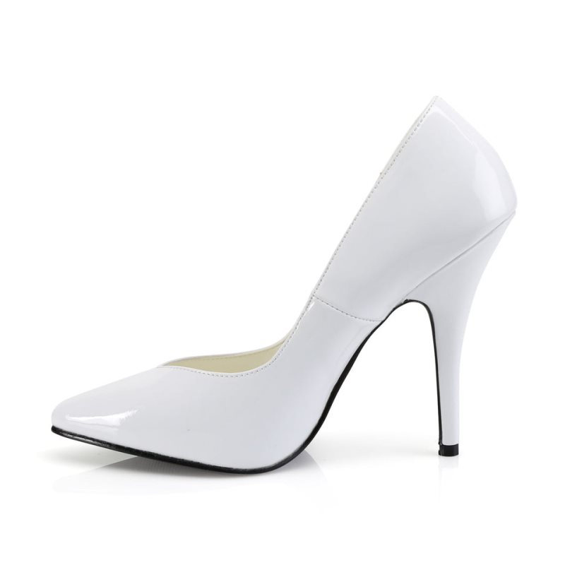 Pleaser Seduce-420V Hakken Dames Wit | BELGIE BEAMPOJK