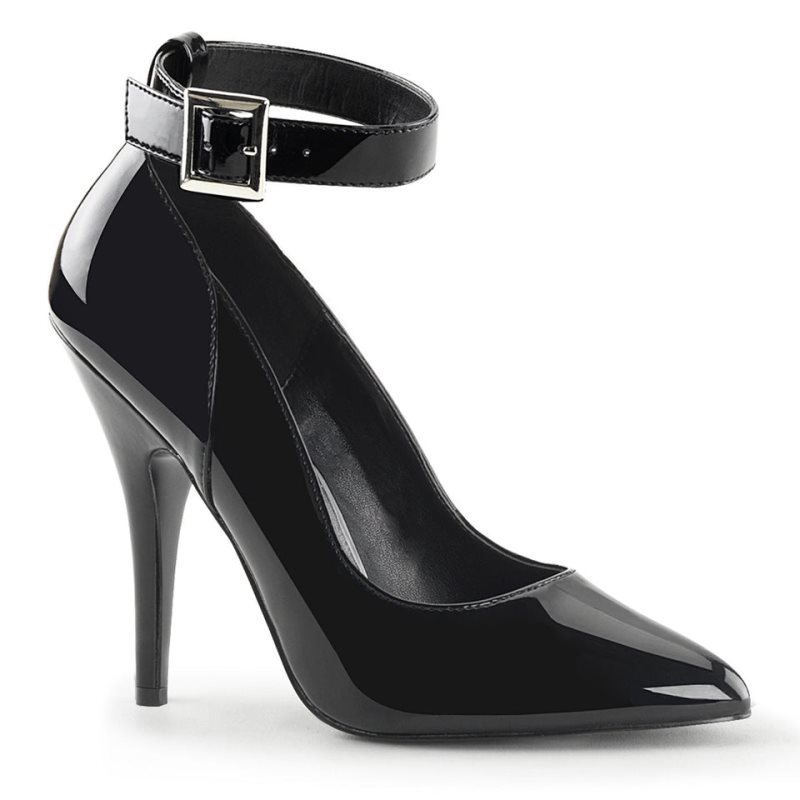 Pleaser Seduce-431 Hakken Dames Zwart | BELGIE BEIJBDLP