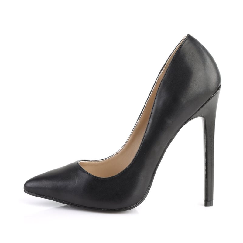 Pleaser Sexy-20 Vegan Leather Hakken Dames Zwart | BELGIE BECUITFV