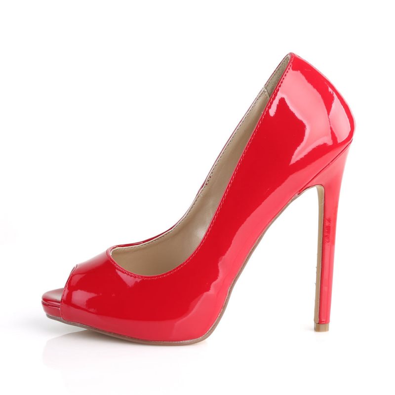 Pleaser Sexy-42 Hakken Dames Rood | BELGIE BEUZIQBV