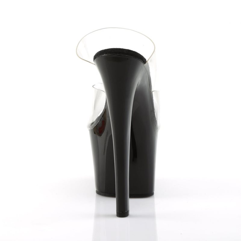 Pleaser Sky-302 Badslippers Plateauzool Dames Zwart | BELGIE BELNJGVS