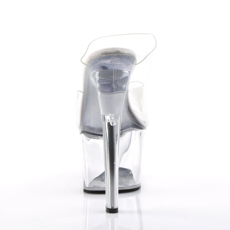 Pleaser Sky-302 Badslippers Plateauzool Dames Clear | BELGIE BEUFCWOA