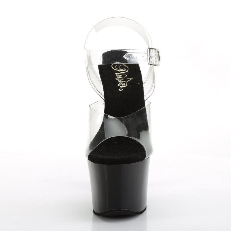 Pleaser Sky-308CRS Hakken Dames Zwart | BELGIE BEWEQDPA