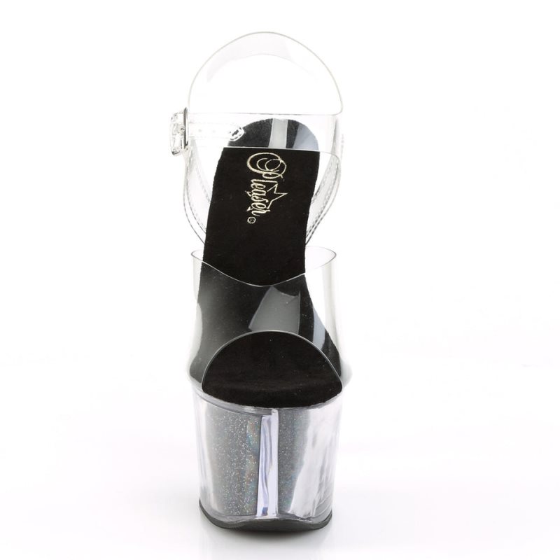 Pleaser Sky-308G-T Hakken Dames Zwart | BELGIE BEYWRCZP