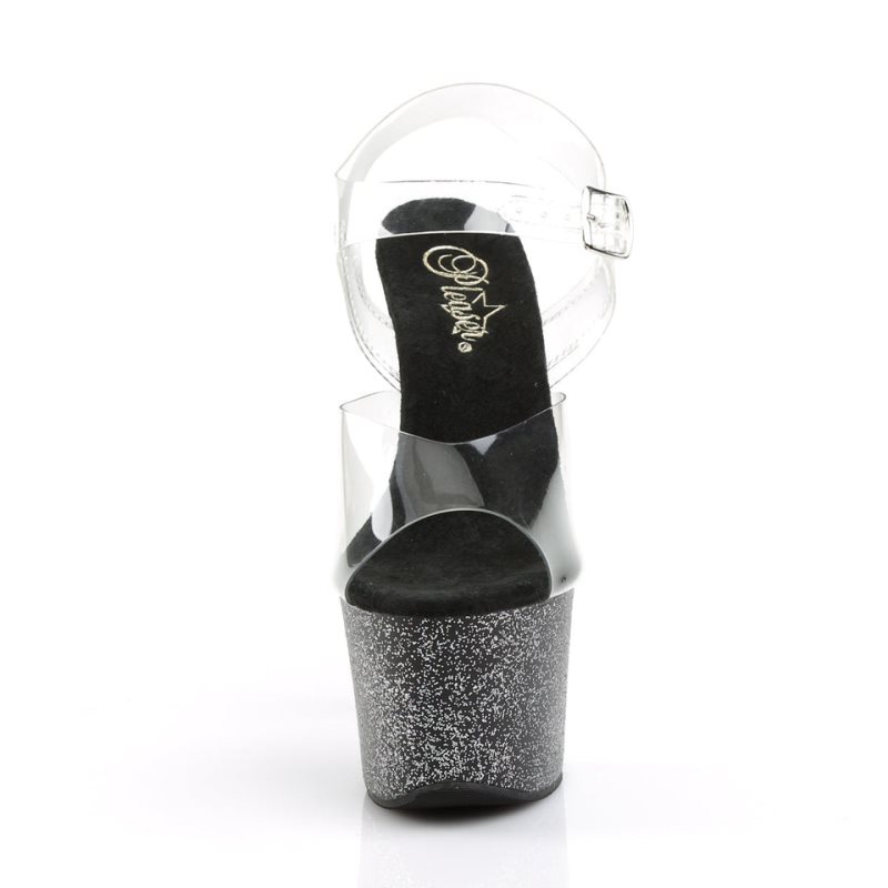 Pleaser Sky-308MG Hakken Dames Zwart | BELGIE BEAZIQMV