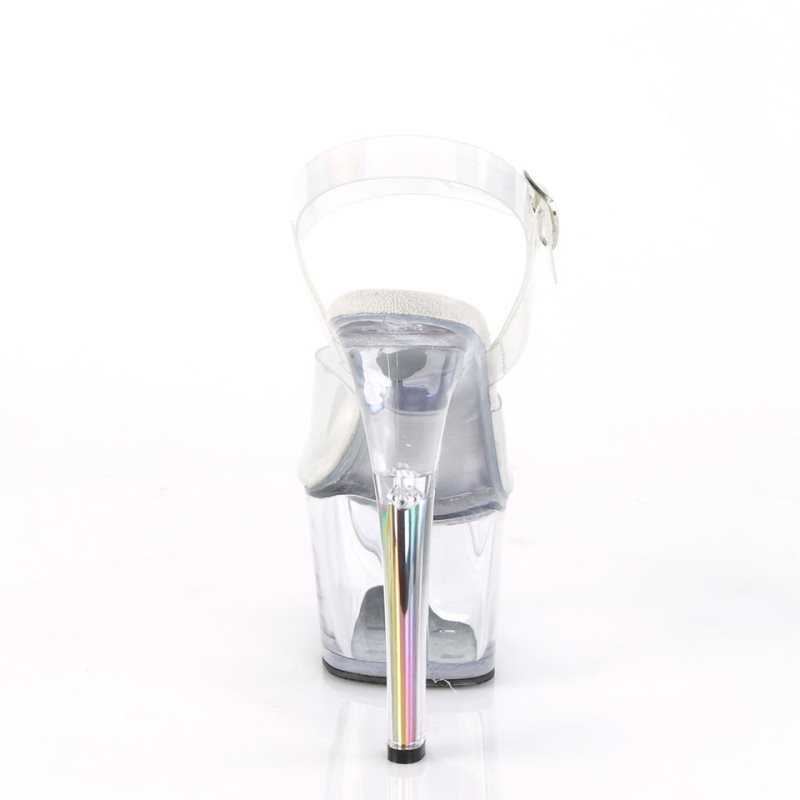 Pleaser Sky-308N-RBH Hakken Dames Clear | BELGIE BEWPMTHA