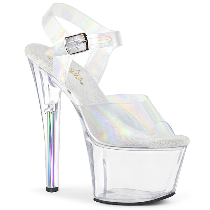 Pleaser Sky-308N-RBH Hakken Dames Clear | BELGIE BEWPMTHA