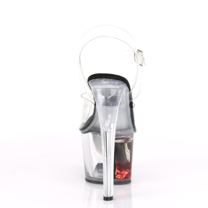 Pleaser Sky-308WHG Hakken Dames Rood | BELGIE BENVBSLC