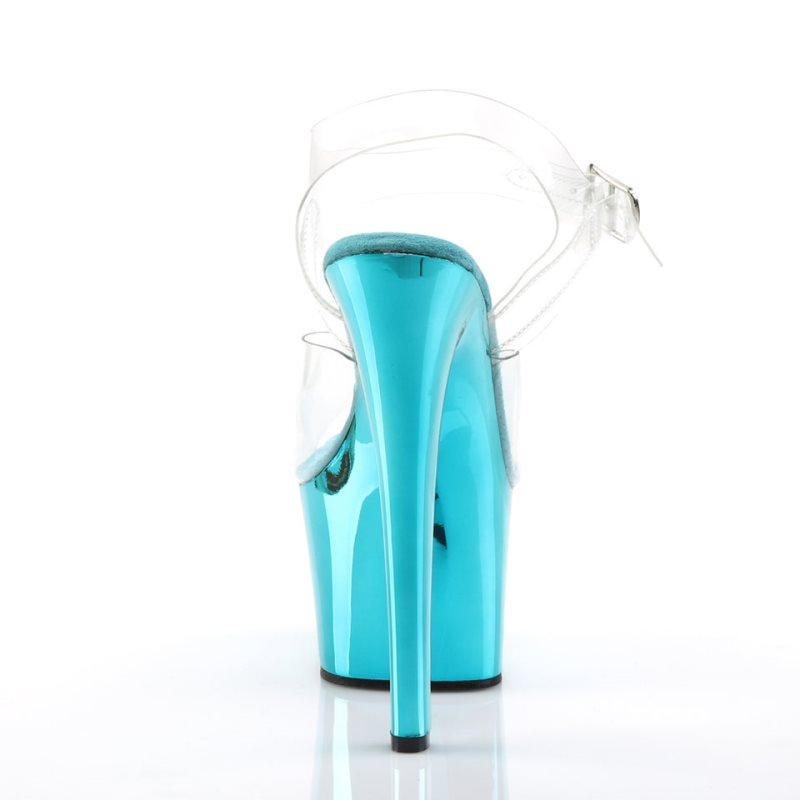 Pleaser Sky-308 Hakken Dames Turquoise | BELGIE BEIJLNUV