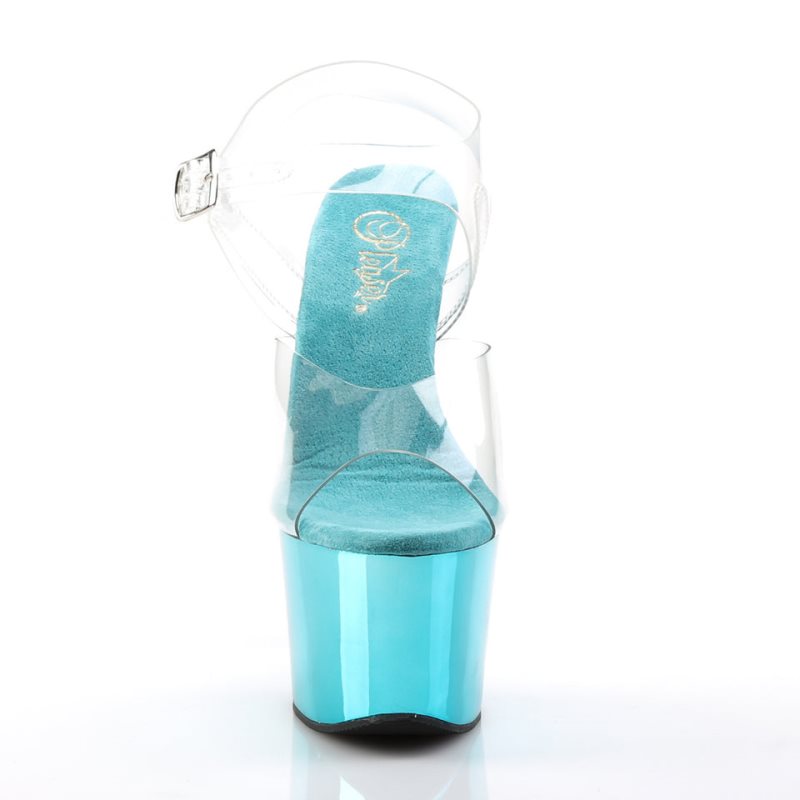 Pleaser Sky-308 Hakken Dames Turquoise | BELGIE BEIJLNUV