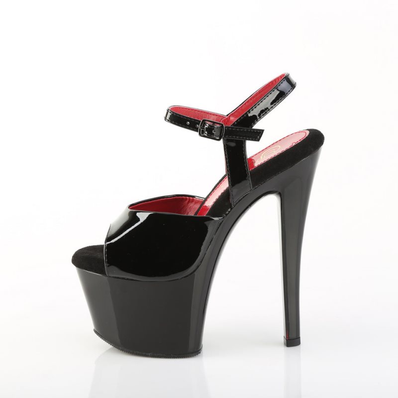 Pleaser Sky-309-1 Hakken Dames Zwart | BELGIE BETPWIOJ