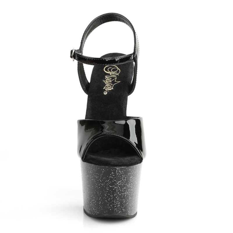 Pleaser Sky-309MG Hakken Dames Zwart | BELGIE BENYRWTI