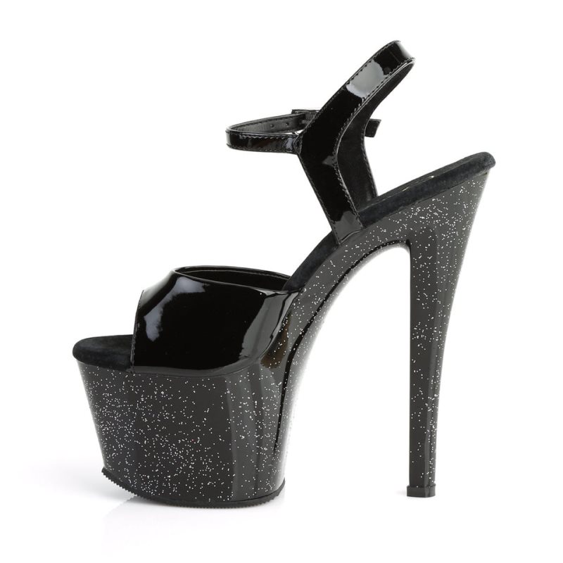 Pleaser Sky-309MG Hakken Dames Zwart | BELGIE BENYRWTI