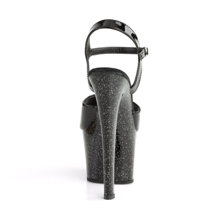 Pleaser Sky-309MG Hakken Dames Zwart | BELGIE BENYRWTI