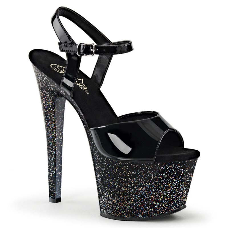 Pleaser Sky-309MG Hakken Dames Zwart | BELGIE BENYRWTI