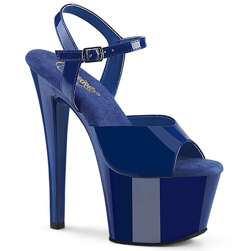 Pleaser Sky-309 Hakken Dames Koningsblauw Blauw | BELGIE BELUHJVP