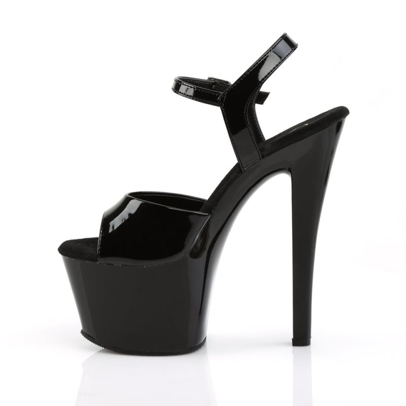 Pleaser Sky-309 Hakken Dames Zwart | BELGIE BEXIYLWN