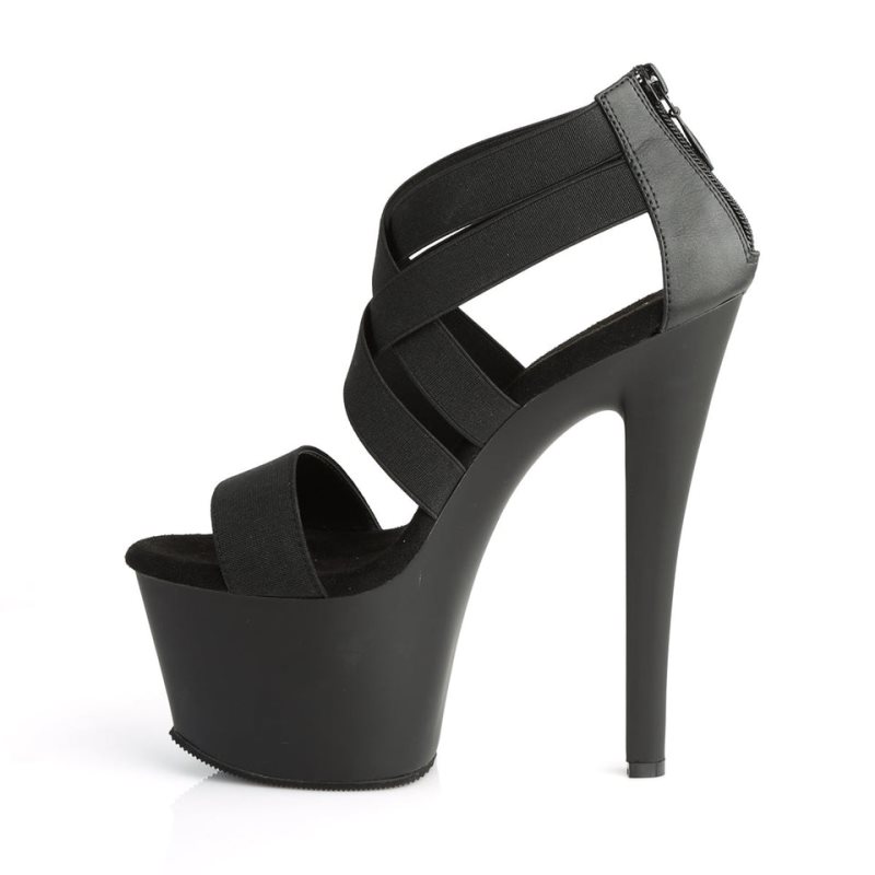 Pleaser Sky-369 Hakken Dames Zwart | BELGIE BEEIQZDB