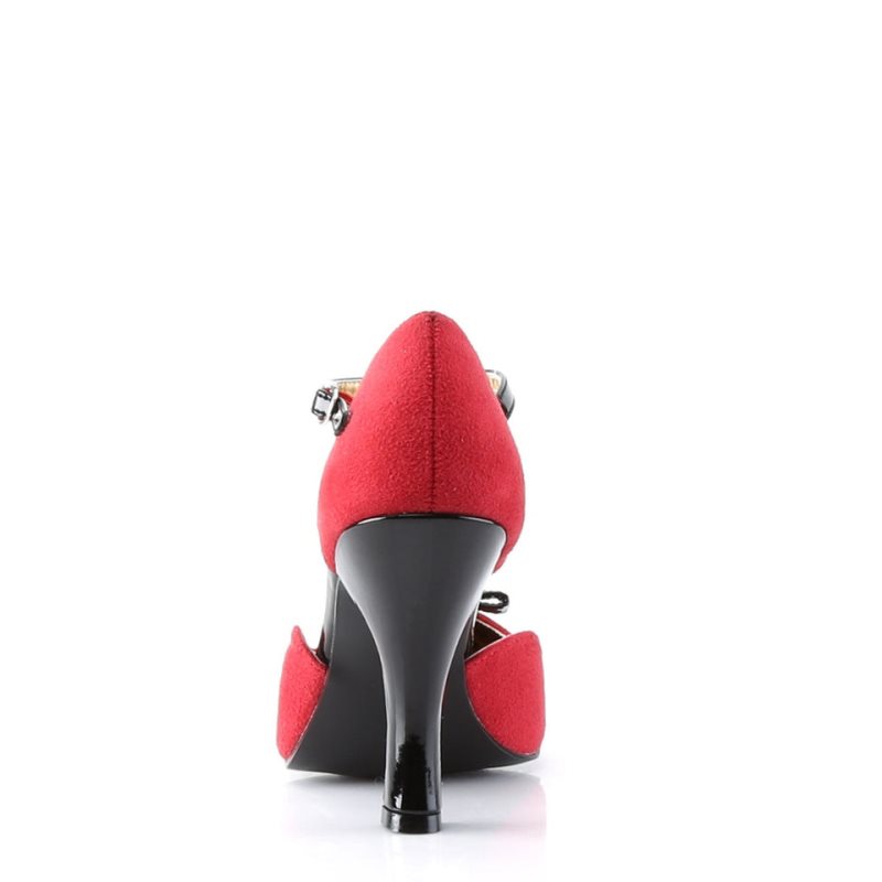 Pleaser Smitten-10 Hakken Dames Rood | BELGIE BEYMSXVH