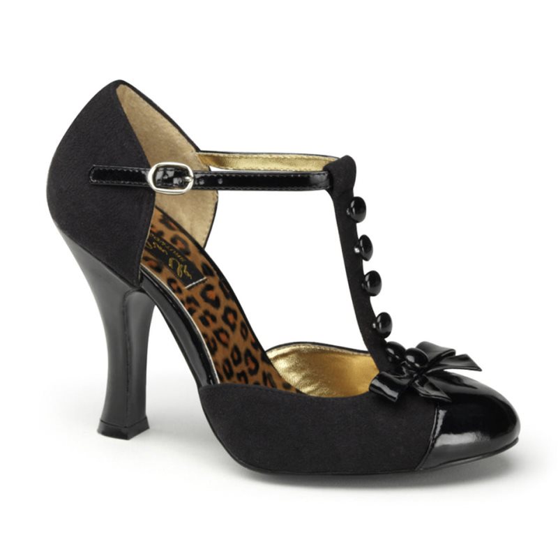 Pleaser Smitten-10 Hakken Dames Zwart | BELGIE BESPLUCO