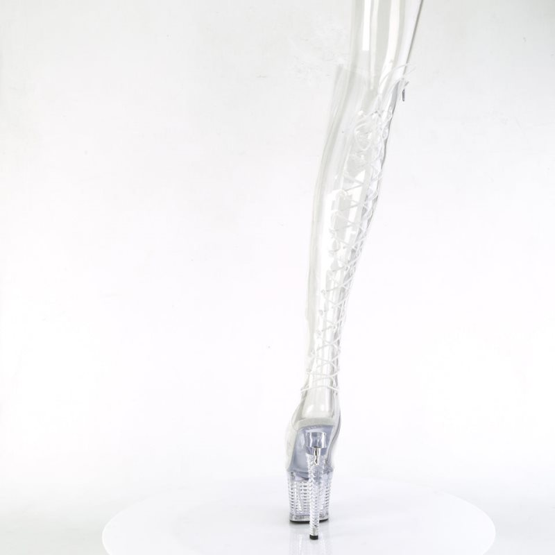 Pleaser Spectator-3019C Hoge Hakken Dames Clear | BELGIE BEHMUTRW