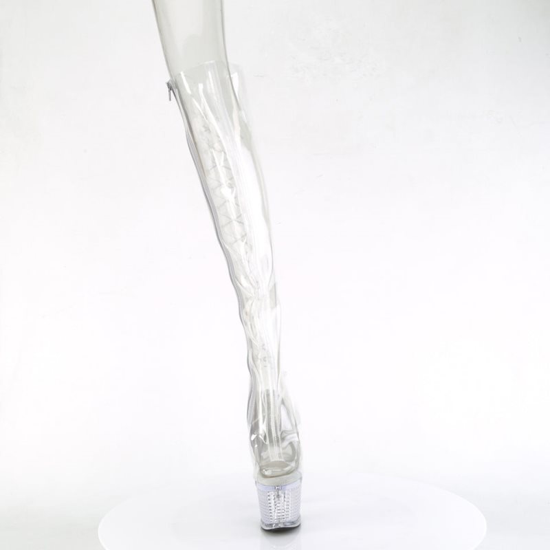 Pleaser Spectator-3019C Hoge Hakken Dames Clear | BELGIE BEHMUTRW