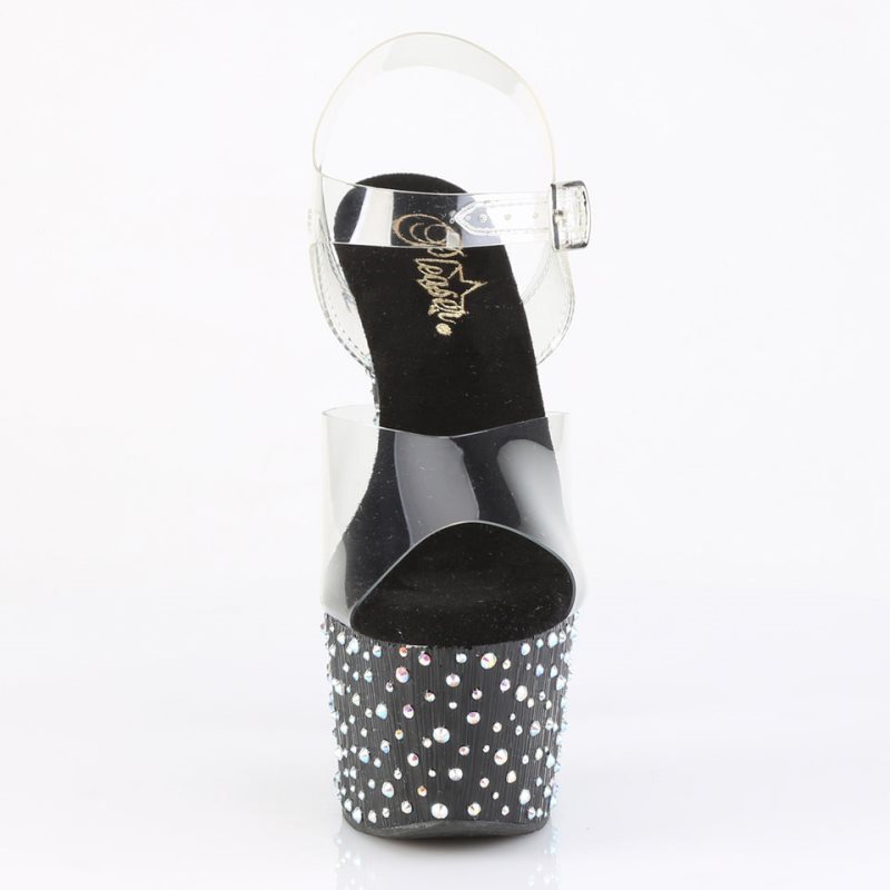Pleaser Stardance-708 Rhinestones Hakken Dames Gekleurd | BELGIE BEOWXYBN