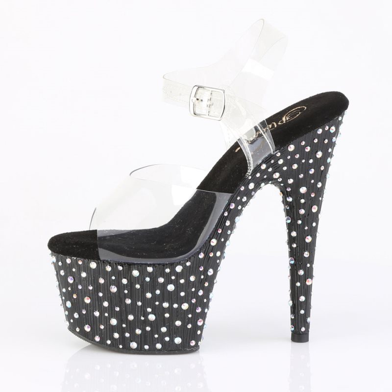 Pleaser Stardance-708 Rhinestones Hakken Dames Gekleurd | BELGIE BEOWXYBN