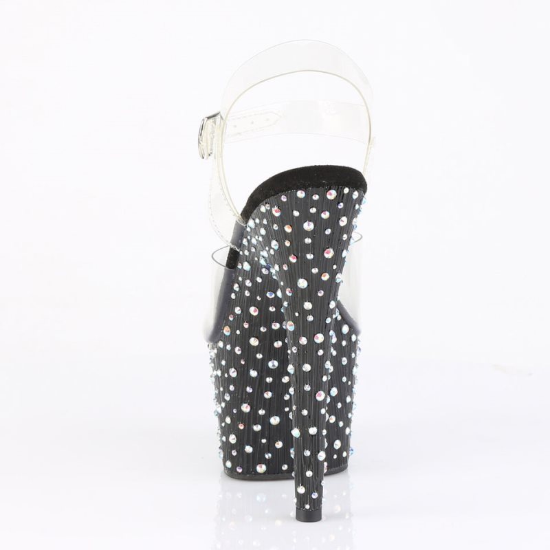 Pleaser Stardance-708 Rhinestones Hakken Dames Gekleurd | BELGIE BEOWXYBN
