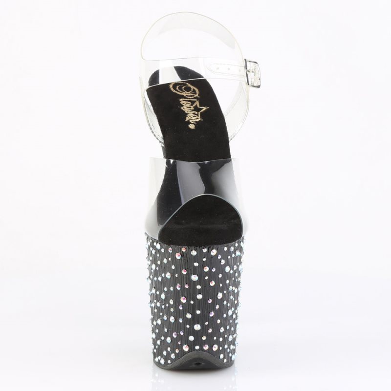 Pleaser Stardance-808 Rhinestones Hakken Dames Gekleurd | BELGIE BEFYMCHK