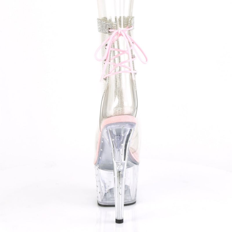 Pleaser Stardust-1018C-2RS Laarzen Dames Roze | BELGIE BEKLHNGO