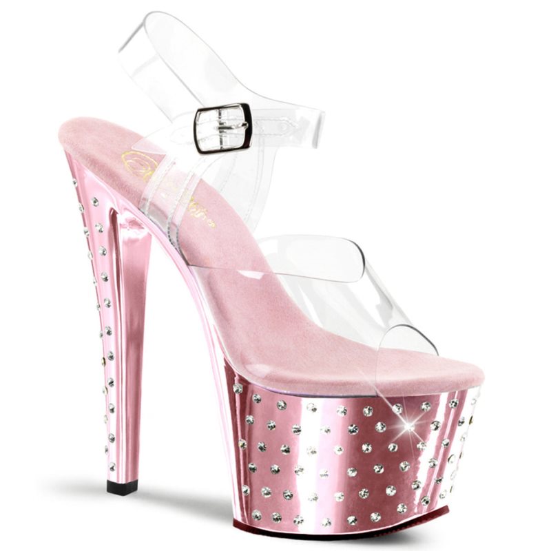 Pleaser Stardust-708 Hakken Dames Roze | BELGIE BETZFNAX
