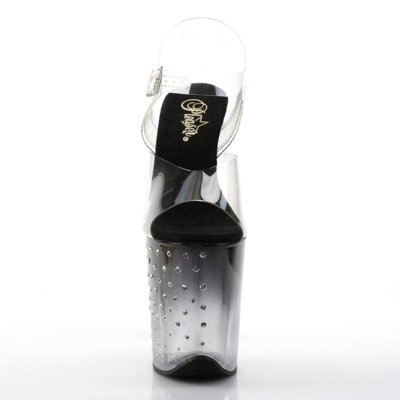 Pleaser Stardust-808T Hakken Dames Zwart | BELGIE BESNPAZV