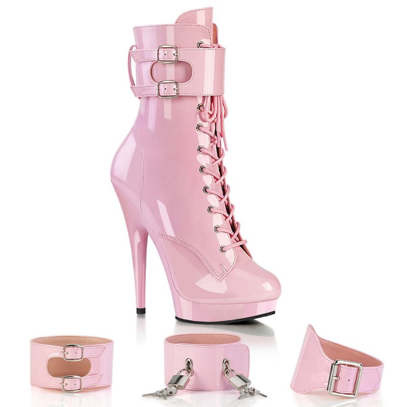 Pleaser Sultry-1023 Laarzen Dames Roze | BELGIE BEIORCSW