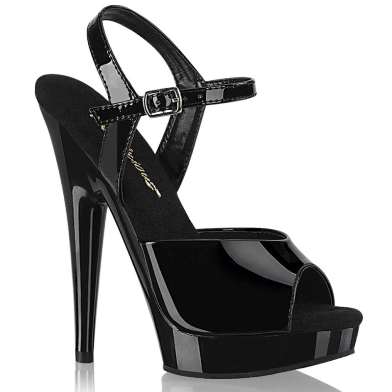 Pleaser Sultry-609 Hakken Dames Zwart | BELGIE BEKLVNRJ