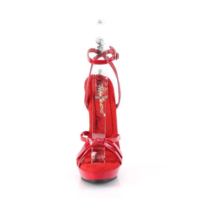 Pleaser Sultry-638 Hakken Dames Rood | BELGIE BEKRMZHC